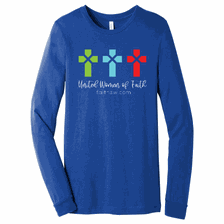United Women of Faith Three Crosses Long Sleeve Tee